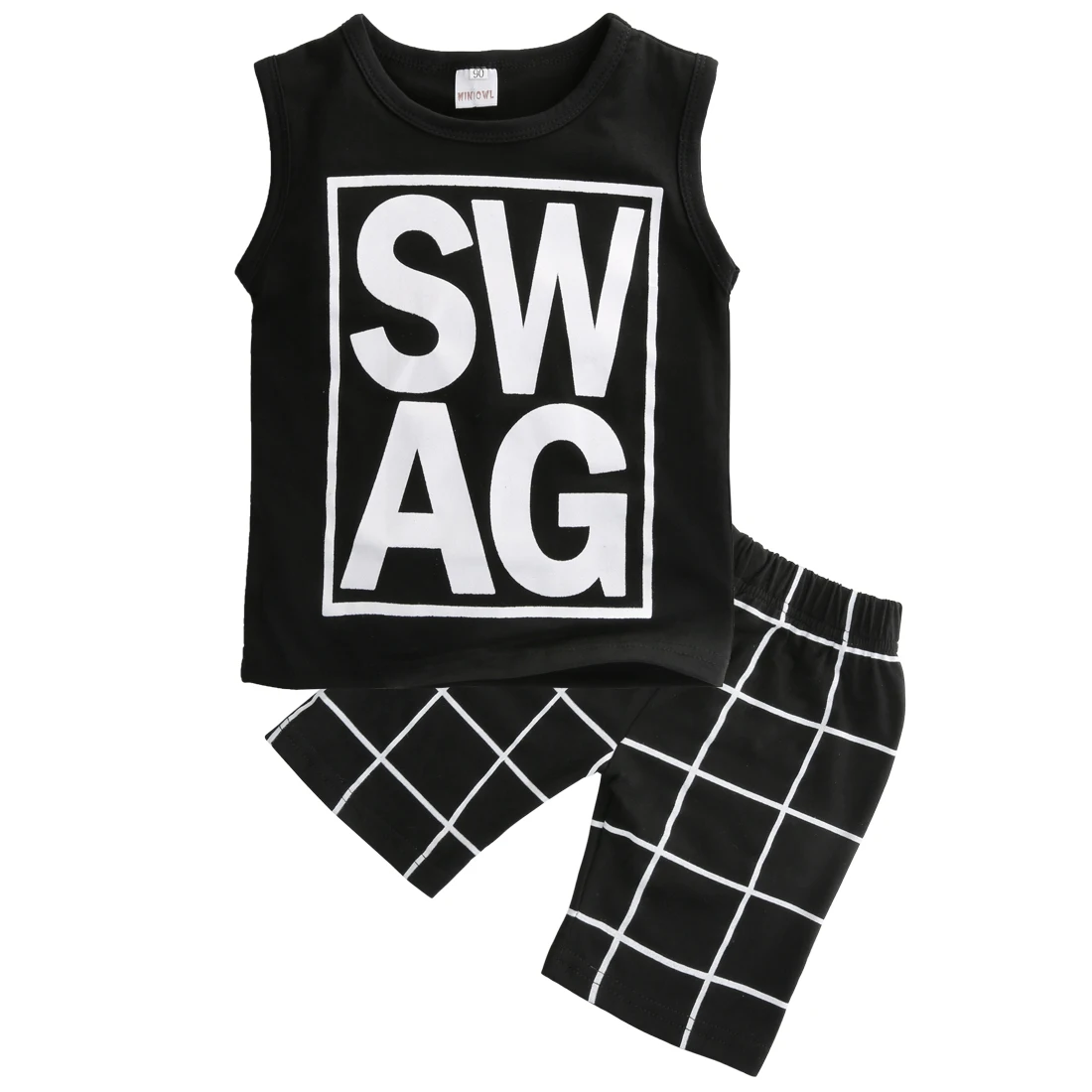 

Fashion Summer Toddler Kids Baby Boy T-shirt Tops+Casual Plaid Pants Trouser Baby Clothes Outfit new