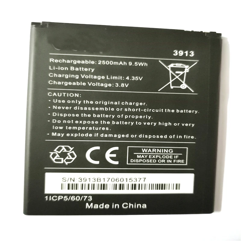 

2500mAh Replacement 3913 Battery For WIKO 3913 LENNY4 LENNY 4 Mobile Phone Batteries with phone stander for gift