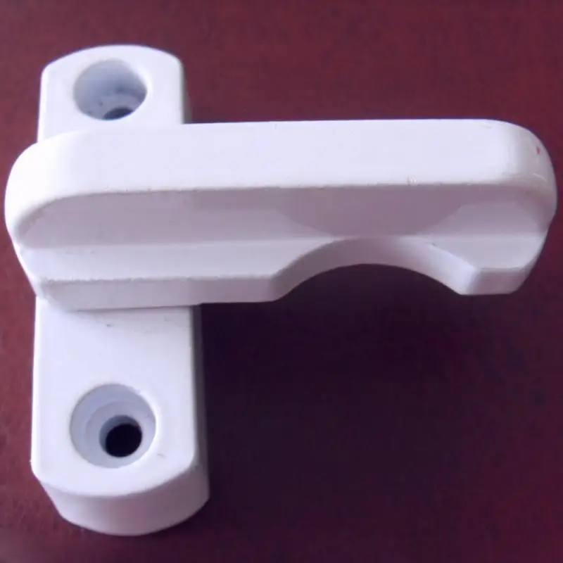 

New White 2Pcs Plastic UPVC for Windows Door Sash Jammers Extra Security Lock