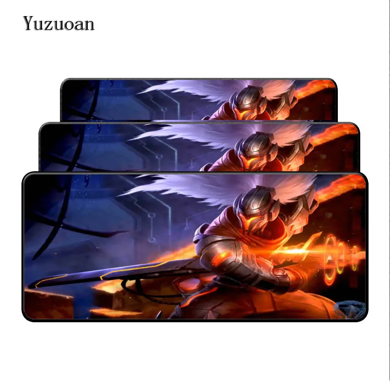 Yuzuoan продвижение Лига Легенд Yasuo Бесплатная доставка клавиатура стол коврик для