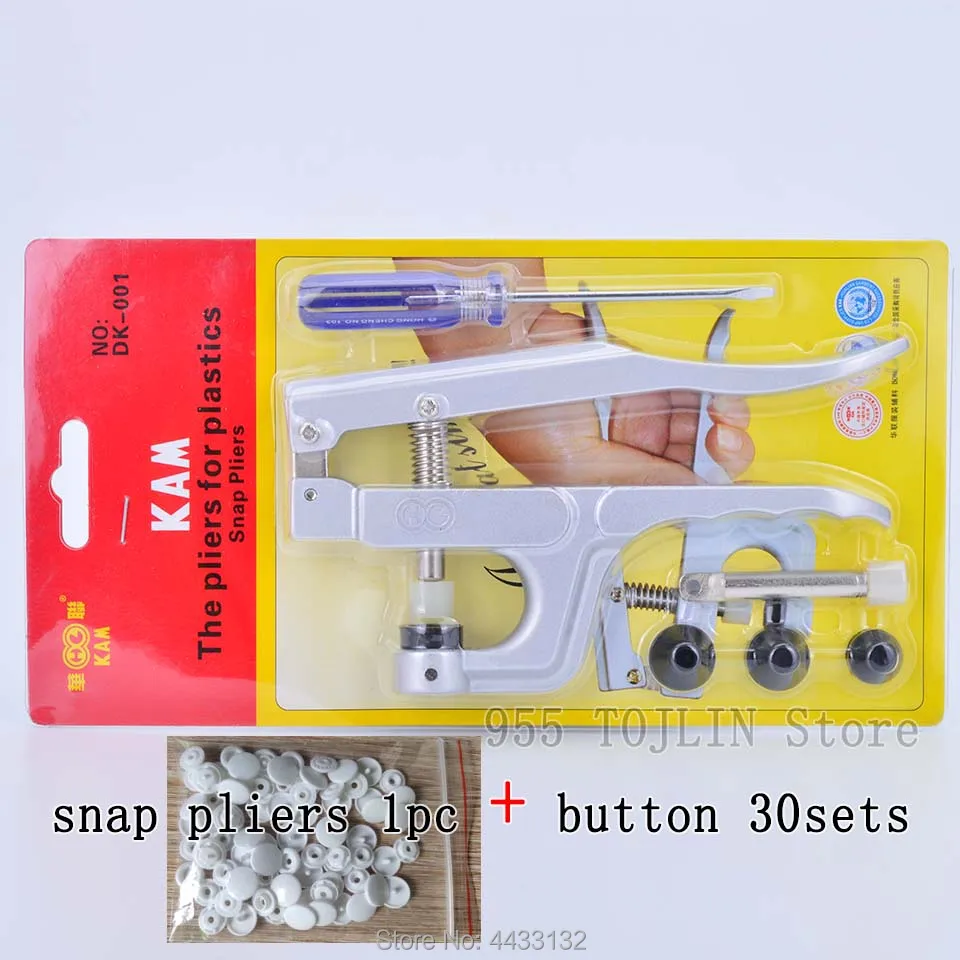 

1Pc KAM Snap Pliers Hand Press Snap button Tool T3 T5 T8 diy Clothing Maintenance good helper for the clothing store