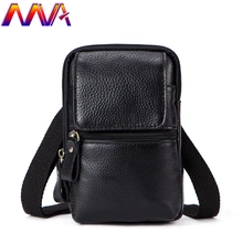 Mva Для мужчин талии пакет натуральная кожа Для мужчин груди пакет качество кожи коровы Для мужчин Кроссбоди мешок мода Бизнес Для мужчин талии пакет