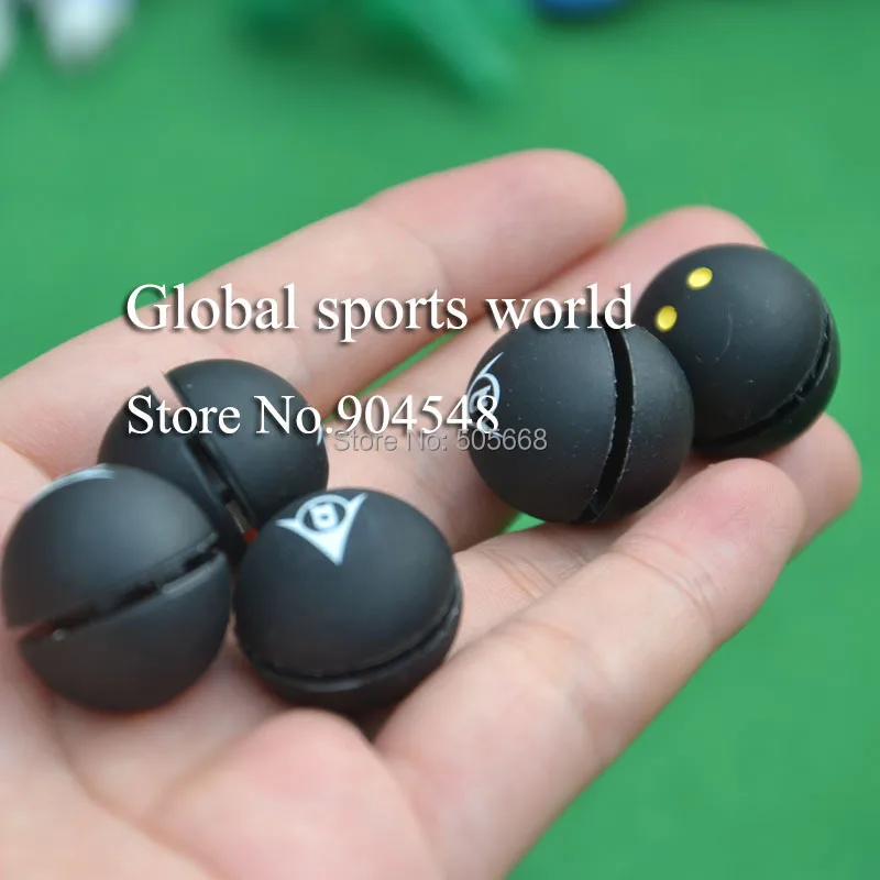 Squash ball design tennis vibration dampener,tennis racket Vibration
