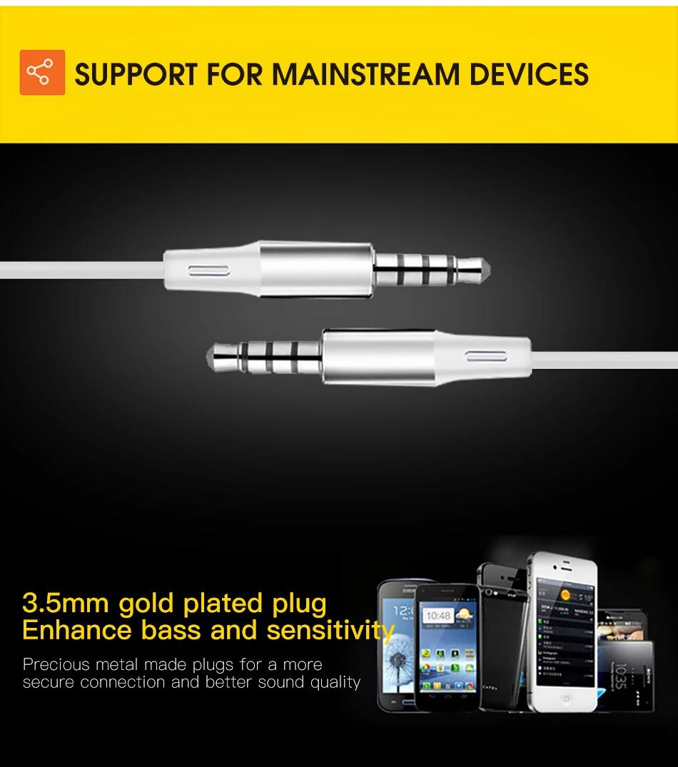 !ACCEZZ In Ear Earphone Subwoofer Drive Stereo Earphone For Xiaomi Huawei Samsung For iPhone Bass Wired Headset With Microphone (2)