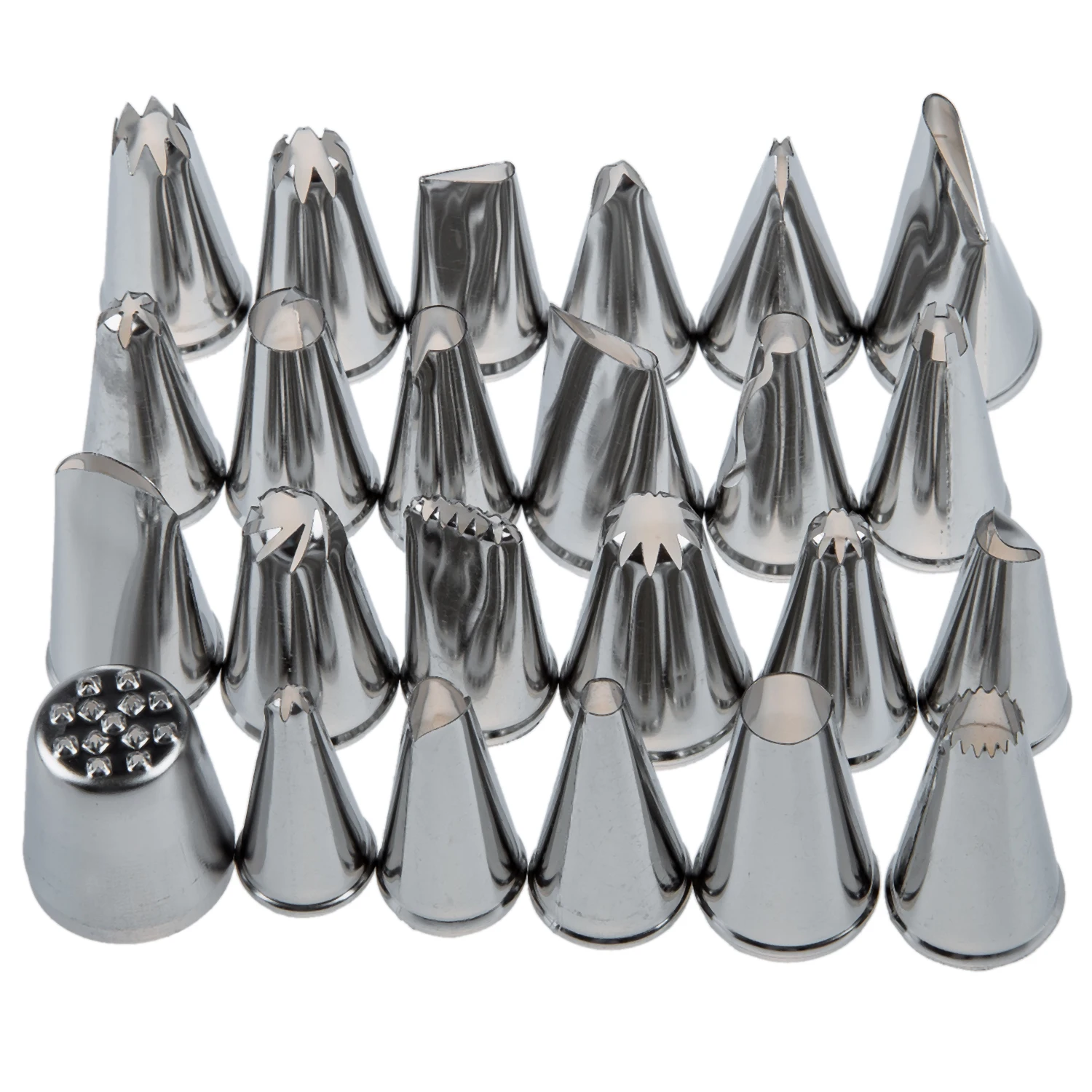 

24 pcs Cream Syringe Nozzle Decorator Cake Syringe Cake Candy Decoration Tools Set