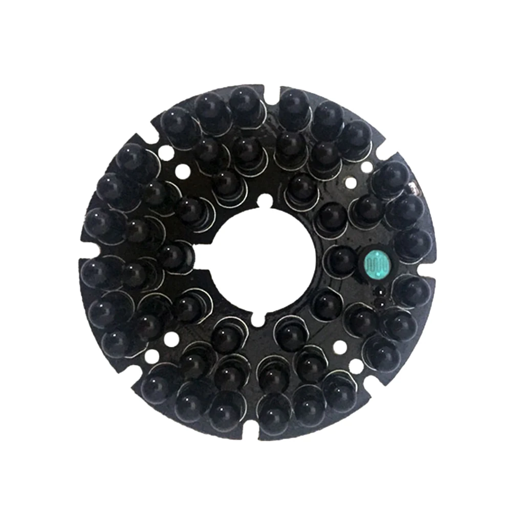 48 LED 940nm IR Infrared Illuminator Board Round Plate IR Illuminator Board Bulb for CCTV Security Camera 