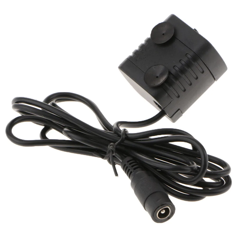 

Female Plug 80-200L/h Adjustable Flow Mini Water Pump Motor Fountain Pump 12V