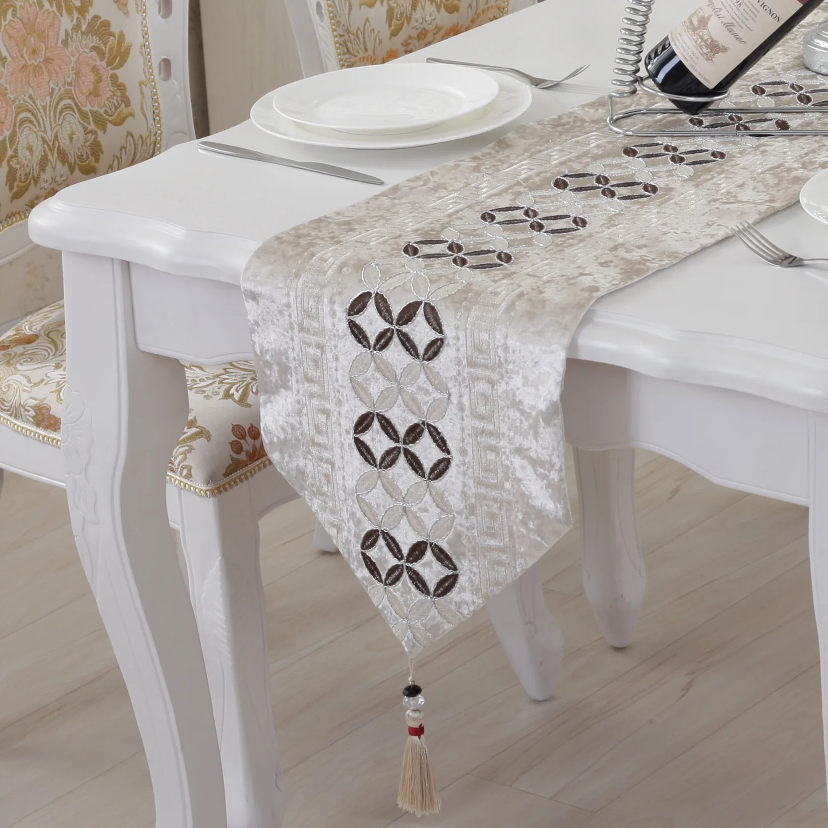 7 Colors New European Modern Minimalist Fashion High-grade Coffee Table Runner Table Cloths Bed Classical Bed End Cloth