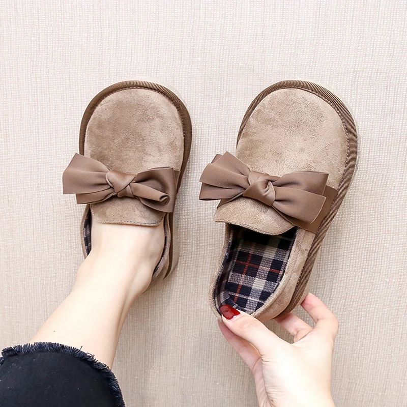 

Retro Korean version of the wild casual shoes ugly shoes 2019 spring and autumn new one pedal flat shoes women.