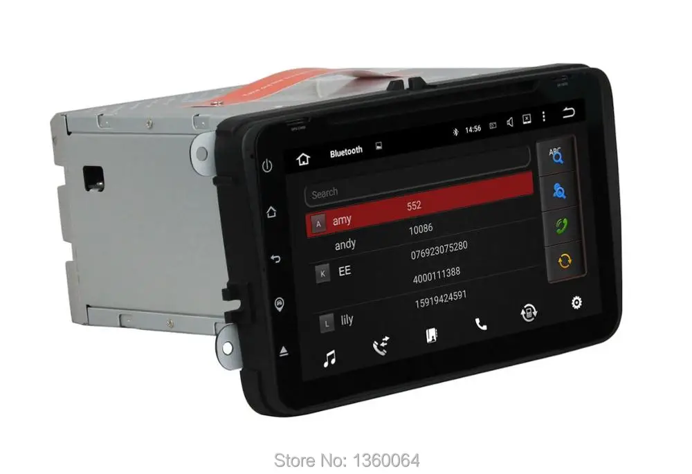 Sale Quad Core 8" 1024*600 Android 5.1 Car DVD For Volkswagen VW Passat Golf Jetta Polo Tiguan GPS Navigation Radio PC Canbus 5