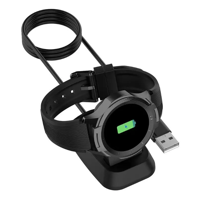 Черный Зарядным устройством Зарядное устройство Док-станция для Ticwatch E2 S2 Поддержка данных Функция - Цвет: Черный