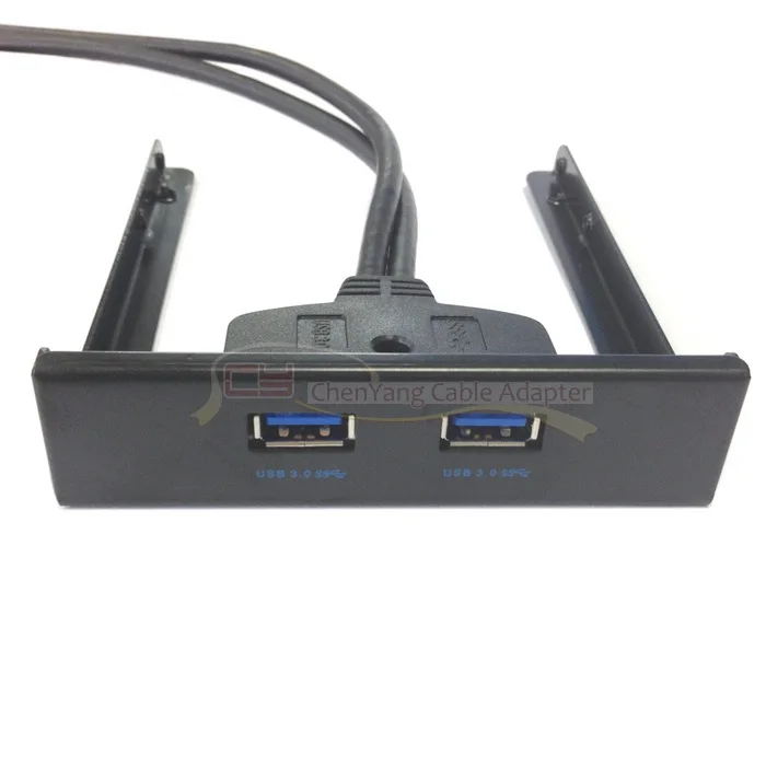 10 шт/50 см материнская плата 20 Pin к USB 3 0 два порта Передняя панель для 5 &quotдисковый