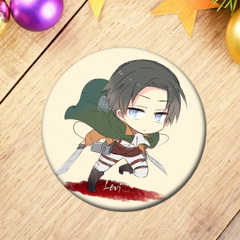 Новинка брошь альбом популярное японское аниме Attack On Titan модный значок
