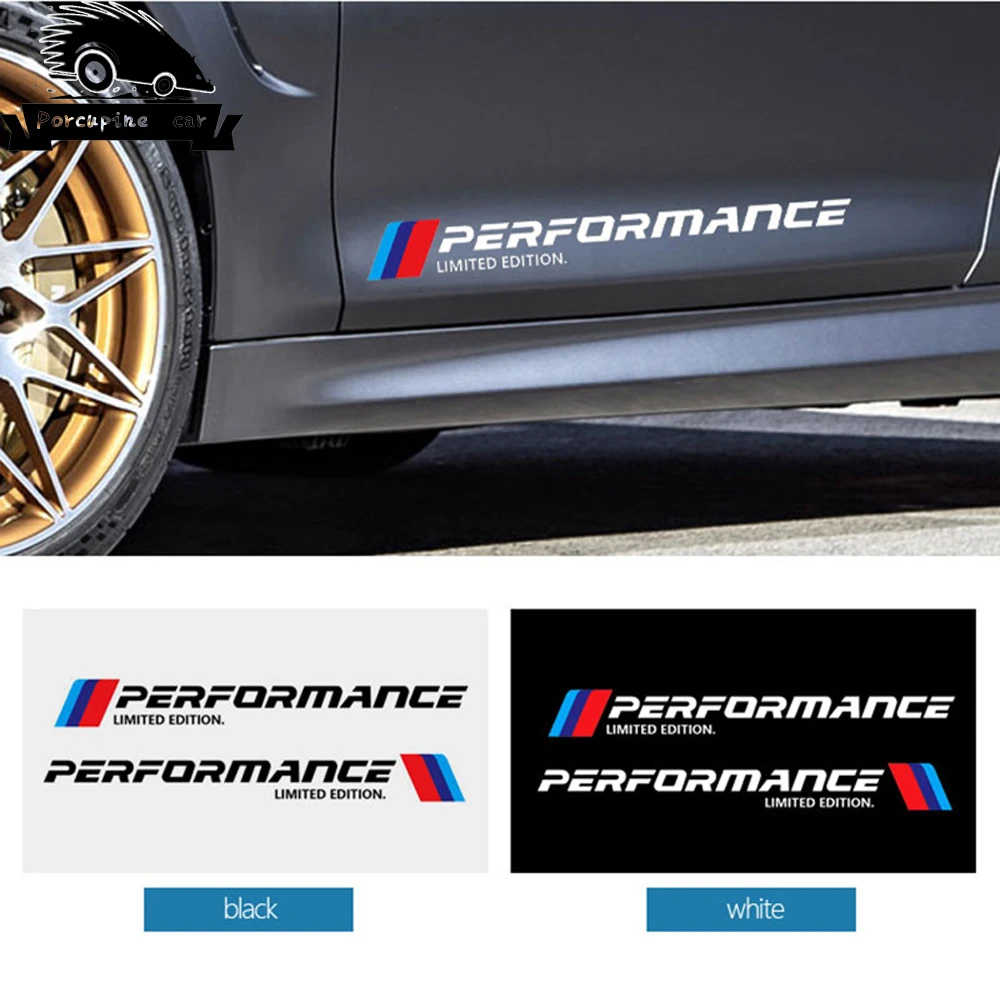 

M Performance Limited Edition Side Door Reflective Sticker For BMW 1 2 3 4 5 6 7 series X1 X3 X4 X5 X6 F10 F30 Auto Door Sticker