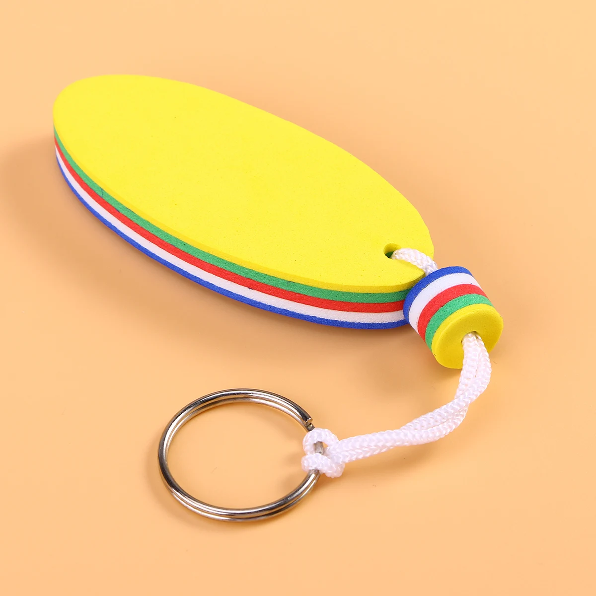 2 шт./упак. EVA Плавающий компактный Оригинальное кольцо для ключей брелок держатель для водных видов спорта для парусного спорта морской рыбалки(овальный