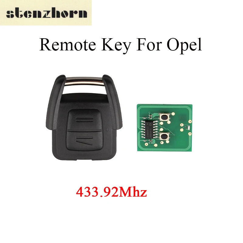 

Stenzhorn 433.9Mhz 2 Buttons Remote Car Key Fob Fit For OPEL VAUXHALL Vectra Zafira Omega Astra Original Key Without Blade