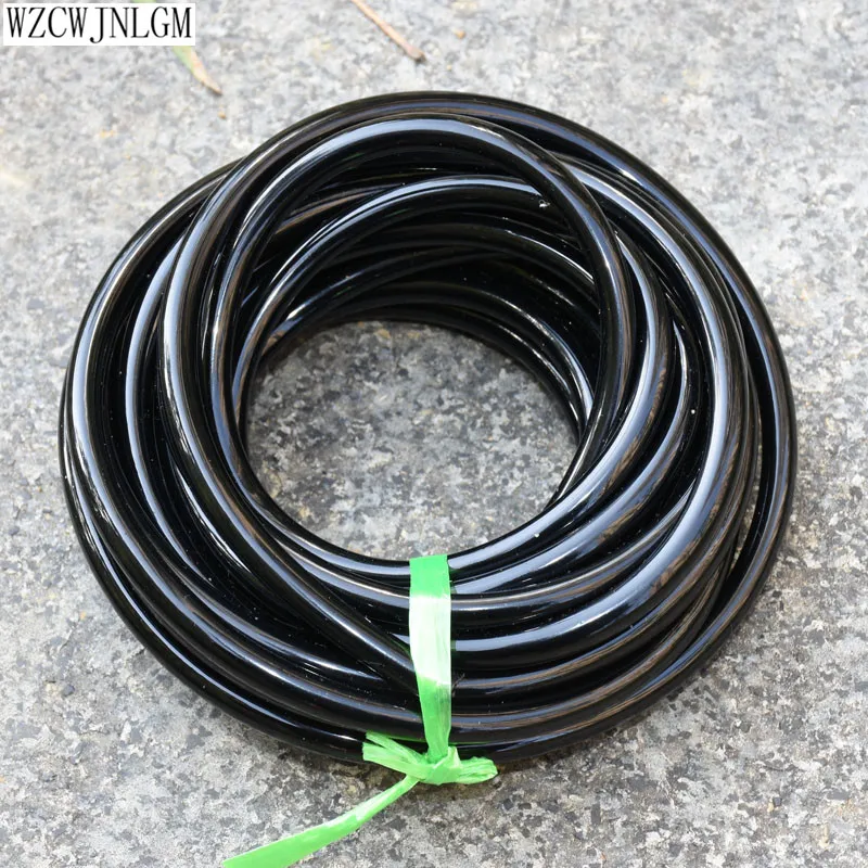 Садовый полив 4/7 мм черный мини шланг капельное орошение в теплице 5 м|hose drip|drip