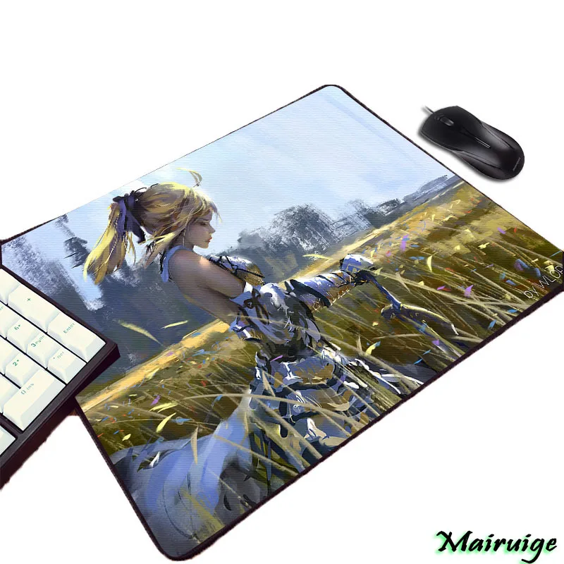 Резиновый коврик Mairuige для мыши и ПК аниме серии Fate Stay Night Zero большой заказ