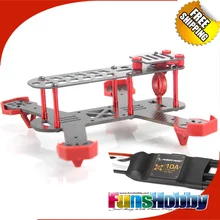 FPV-180 180 мм Колесная база 4 оси углеродный Мультикоптер FPV волокно Квадрокоптер рама с шасси И Hobbywing Xrotor 10A бесщеточный ESC