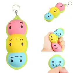 Мягкие милые медленно поднимающиеся Забавные игрушки Bean Squeeze снятие стресса рука поднимается после того, как вы сжимаете его