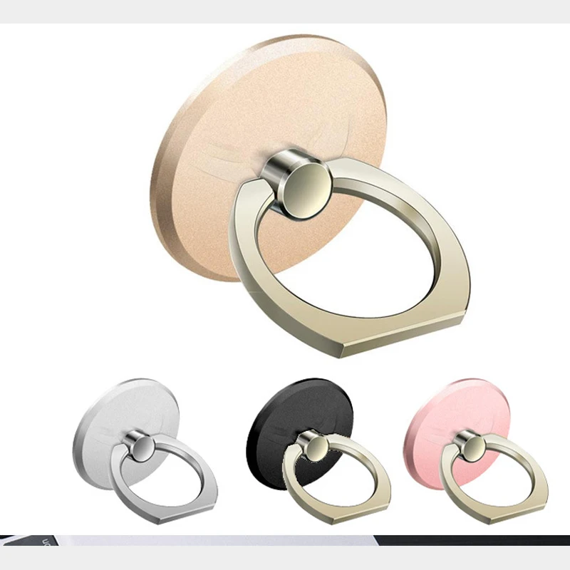 1Pcs 360 Degree Finger Ring Mobile Phone Smartphone Stand Holder For iPhone 7plus Samsung Smart Phone IPAD MP3 Car Mount Stand
