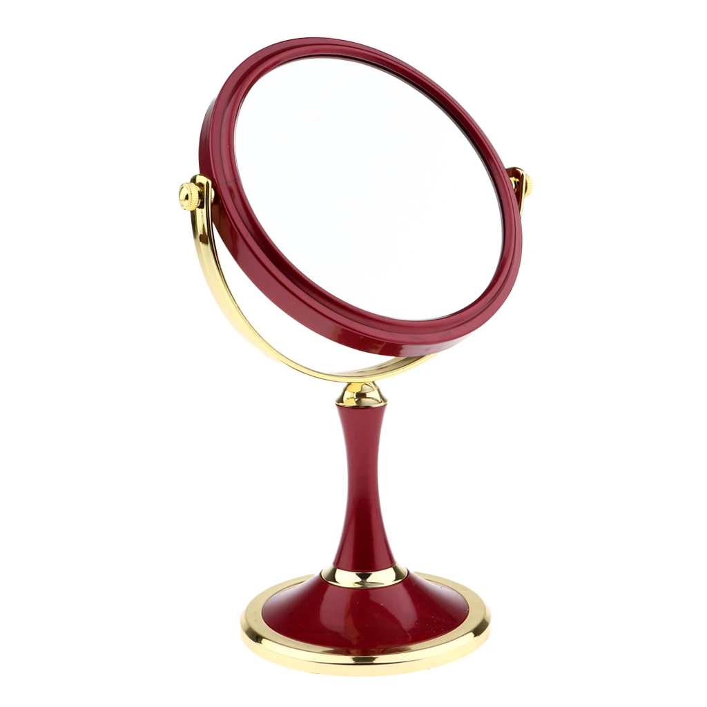 Premium Desktop Makeup Beauty Vanity Mirror for Countertop Cabinet Desk with Durable Plastic Stand Base, Bridesmaids Gifts