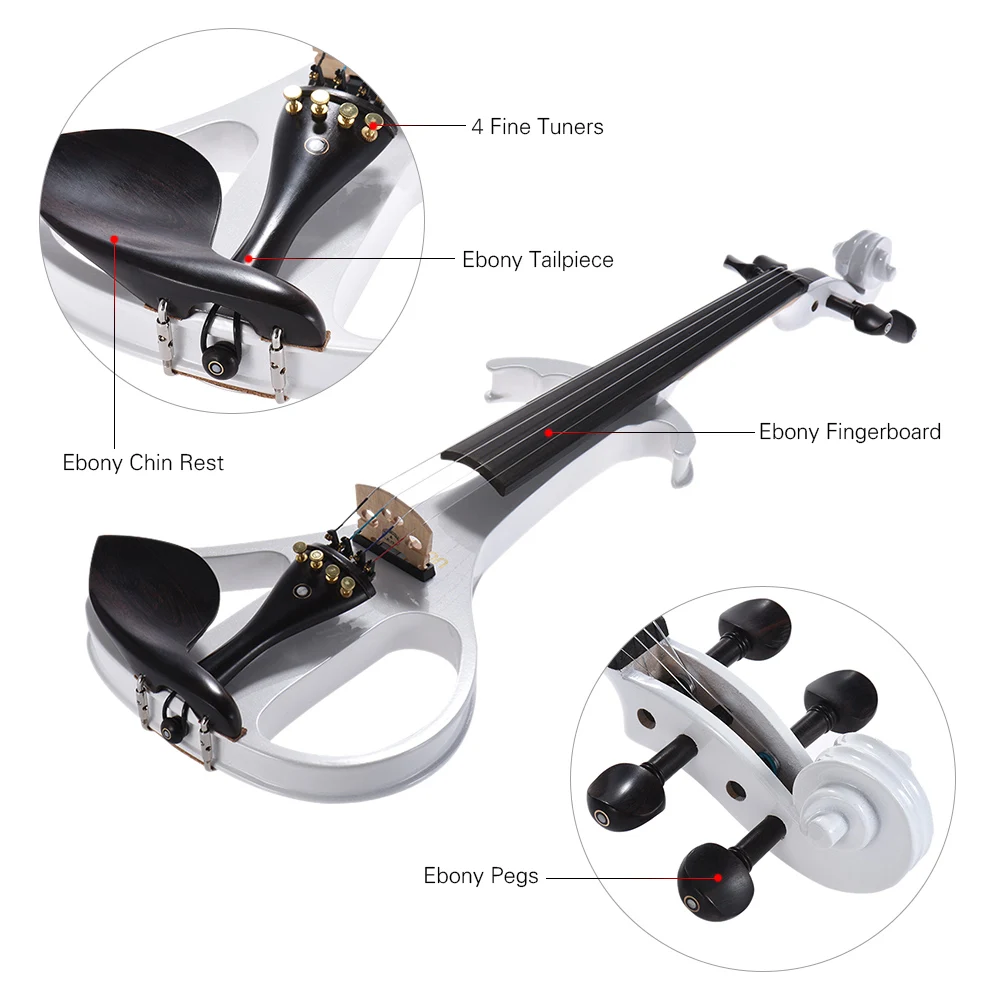 Ammoon Full Size Silent Violin - Geige