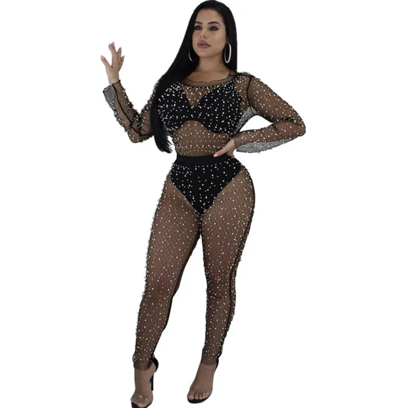 sheer overalls