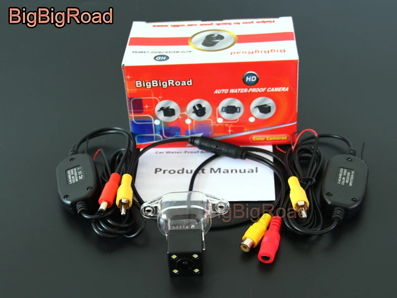 BigBigRoad Car Rear View Reverse Camera For Wuling Hongguang night vision waterproof HD CCD Backup parking camera (6)