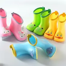 Новые Модные Классические детская обувь ПВХ, резины дети детская одежда с рисунком из мультфильма обувь детская водонепроницаемая обувь водонепроницаемые резиновые сапоги