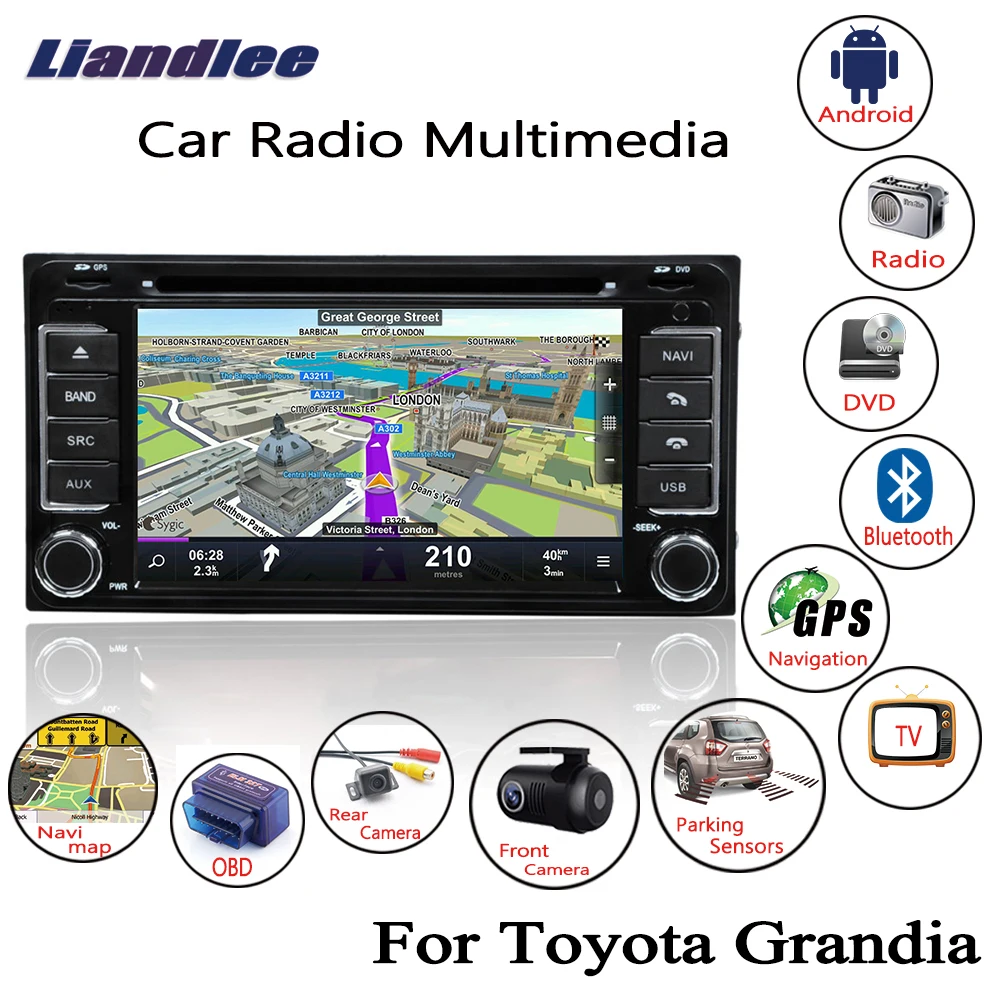Best Liandlee For Toyota Grandia 2004~2016 Android Car Radio CD DVD Player GPS Navi Navigation Maps Camera OBD TV Screen Multimedia 9 Best Liandlee For Toyota Grandia 2004~2016 Android Car Radio CD DVD Player GPS Navi Navigation Maps Camera OBD TV Screen Multimedia 9