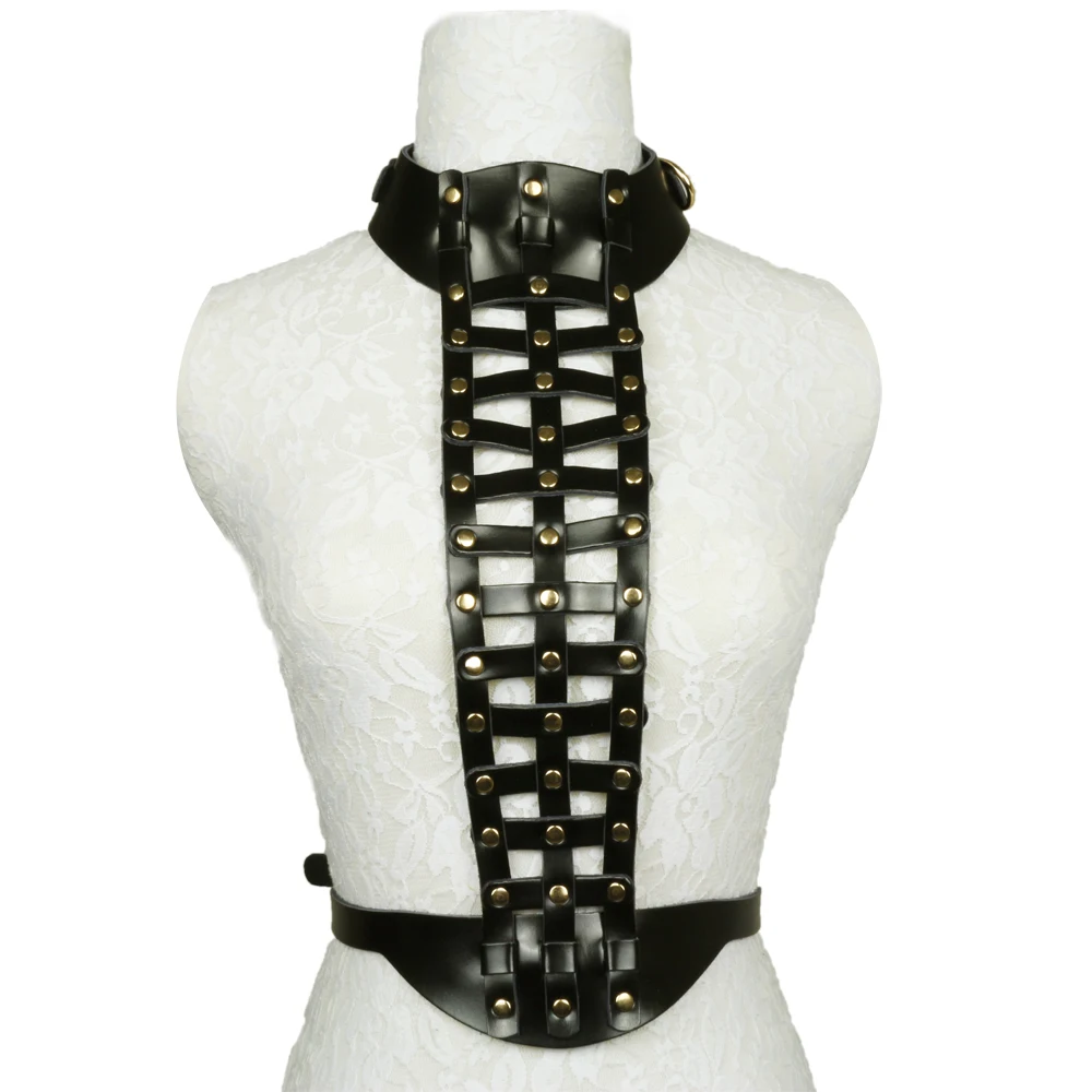 Harness Belt Magic Wand Holder,Women Sexy Punk Leather Harness Garter