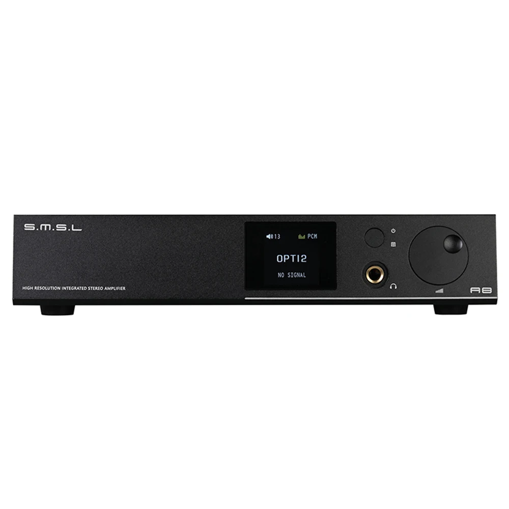 SMSL A8 125 wx2 Hi-Fi аудио цифровой усилитель мощности/DAC/усилитель для наушников ICE Power Module AK4490 DAC PCM 768 кГц DSD512 TPA6120 все в одном