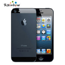 Original iPhone 5 Factory Unlocked 16GB/32GB/64GB Storage GPS WIFI Dure Core 4.0 Screen Cell Phone