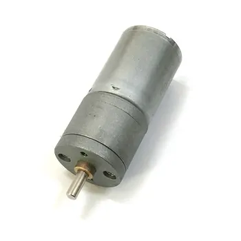

25MM 370 Brush Motor 12 volt Electric Motor Geared Gearmotor High Torque DC 12V 120RPM /6v 60RPM 7.2v/9V/24V for Robot Toys