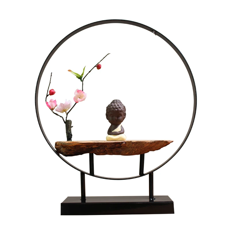 Креативный Прекрасный маленький Монах Будда курильница с обратным потоком ладан горелка для гостиной и домашнего офиса Чайный домик домашний декор дзен - Цвет: xuanguan 5