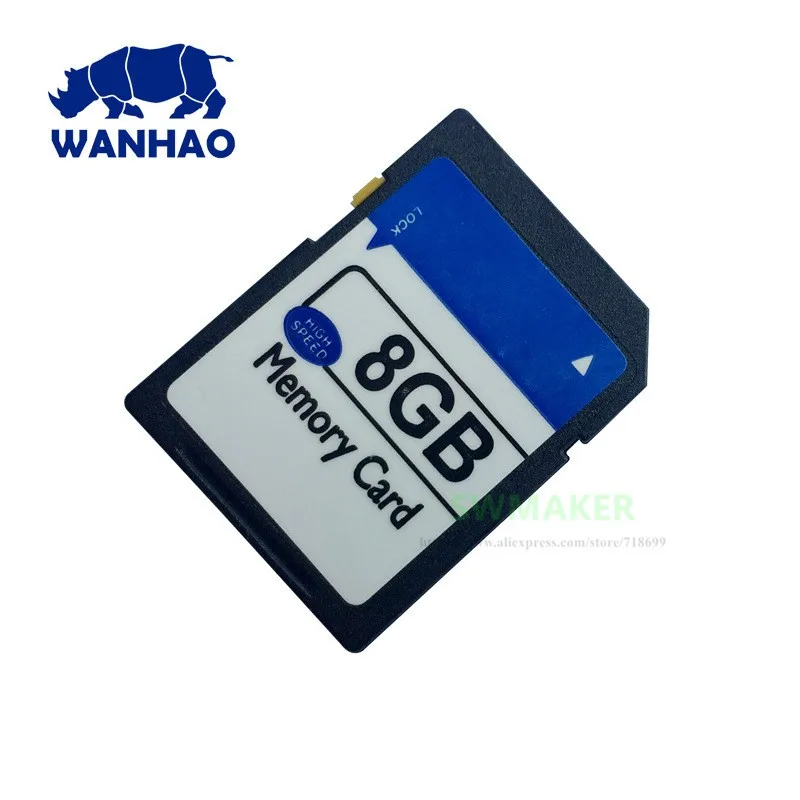 1 шт. Wanhao 3D принтер 8G sd-карта/карта памяти | Компьютеры и офис