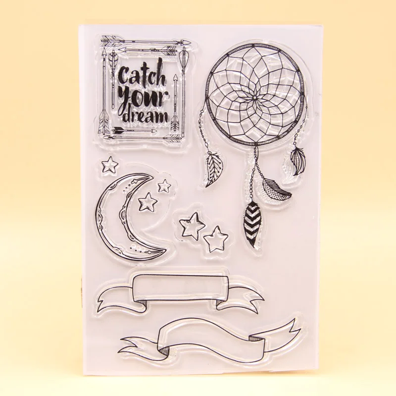 

KLJUYP Dream Clear Stamps Scrapbook Paper Craft Clear stamp scrapbooking