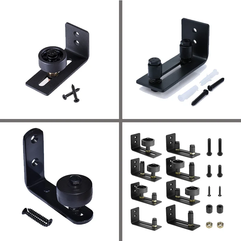 Door Roller Guide Adjustable Floor Guide Roller Wall Mount Floor Guide Roller for Barn Door