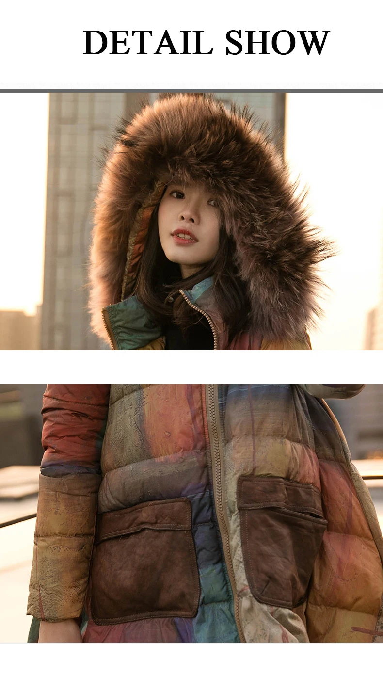 AYUNSUE/зимнее теплое пальто большого размера, стеганая куртка, Женская Новинка, плащ трапециевидной формы с капюшоном, Abrigos, одежда женская,, топы LX1116