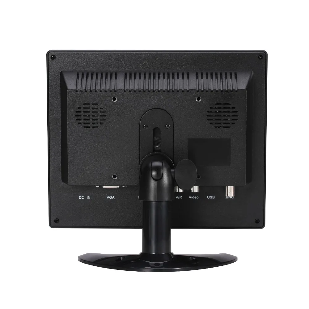 ESCAM T08 8 Inch 4 Split TFT LCD Monitor VGA HDMI AV BNC USB Input For CCTV Camera