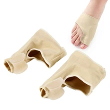 Hot Soft Toe Separator Hallux Valgus Bunion Corrector Orthotics Feet Bone Thumb Adjuster Comfortable Pedicure Sock Straightener
