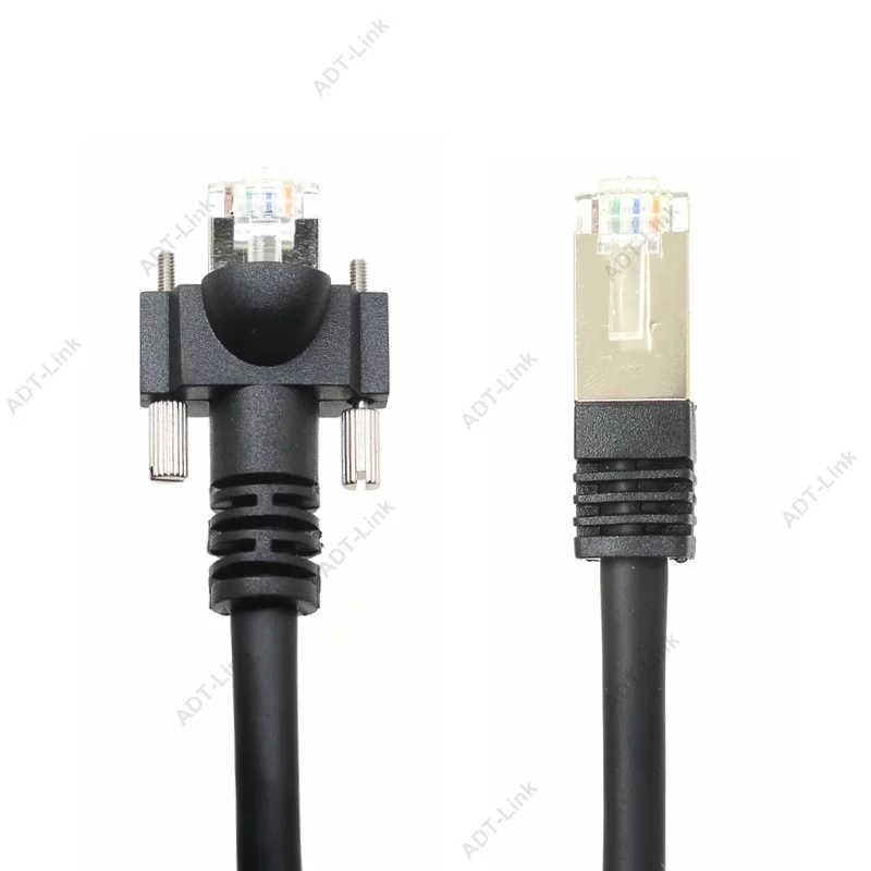 Gige Gigabit Cable With Screws Mounting Lock Industrial