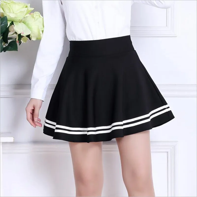 Women Skirt Elastic Faldas Sexy Girl Mini Short Skirts Anti-Glare A-line Pettiskirt Skirt Bottom Pleated Skirt Women Skirt Elastic Faldas Sexy Girl Mini Short Skirts Anti-Glare A-line Pettiskirt Skirt Bottom Pleated Skirt
