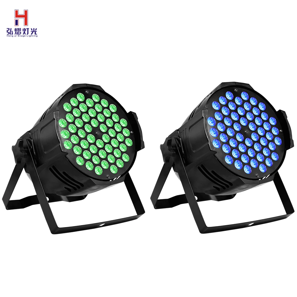 

54x3W LED stage lights high power RGB wash effect light led par dmx stage light dj equipment (2pcs/lot)