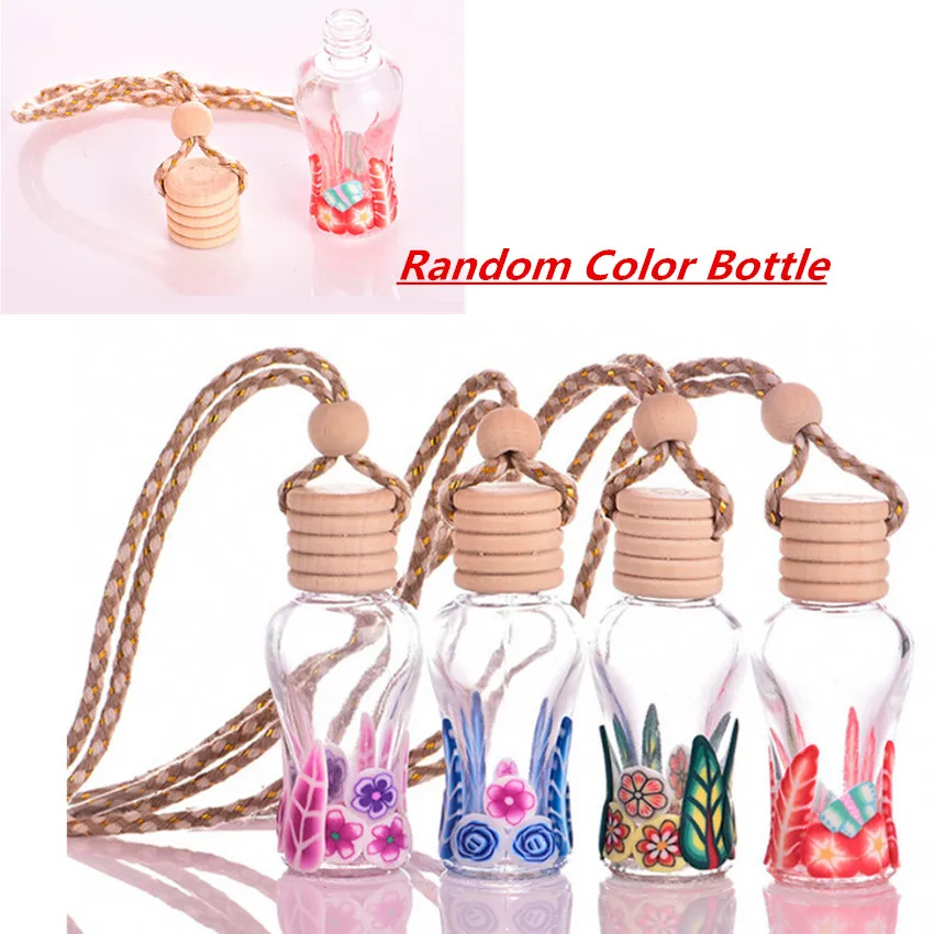 

1 pc New Perfume Bottle Car Air Freshener Diffuser Fragrance Random Color 15ml Printed Hanging Free Shpping
