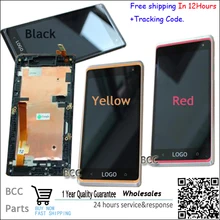 For HTC Desire 600 606 606w dual Sim Original Black/Red/Yellow Full LCD Display&Touch Screen Digitizer Assembly+frame Test+Track