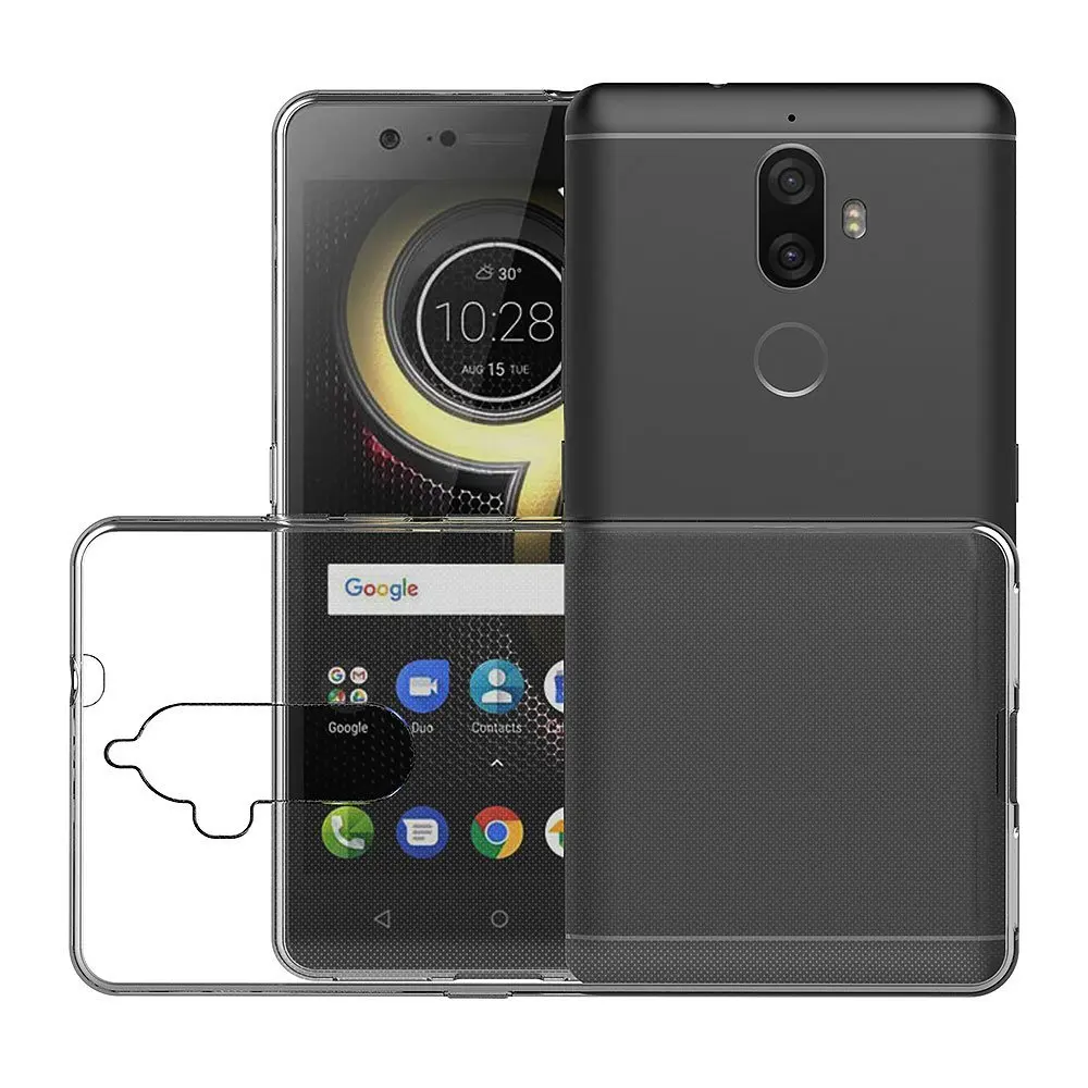 

For Lenovo K8 Plus Soft TPU Silicone Gel Clear Back Bag Coque Case Cover For Lenovo K 8 Plus Transparent Case Free Shipping