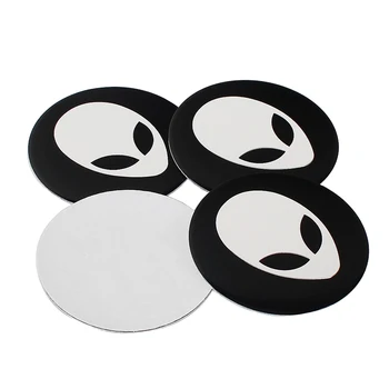 

56.5mm Alien logo Car Wheel Center Hub Cap Sticker for nissan x-trail t32 volvo xc60 ssangyong ford ranger fiat 500 smart fortwo