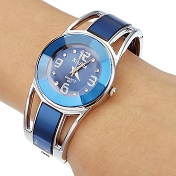 Xinhua-reloj de pulsera de cuarzo para mujer, accesorio de marca de lujo con esfera de acero inoxidable, oferta, 2021